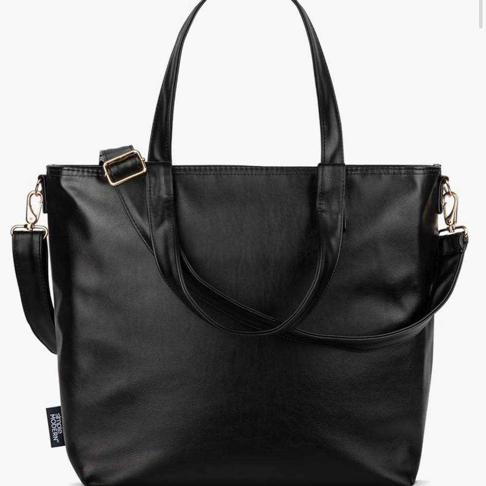Simple Modern Vegan Leather Work Tote